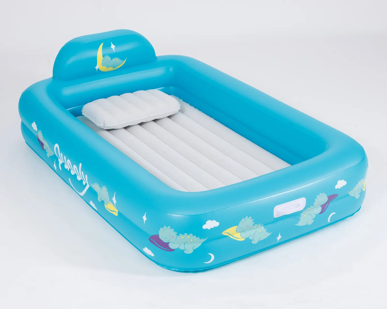 Inflatable toddler bed